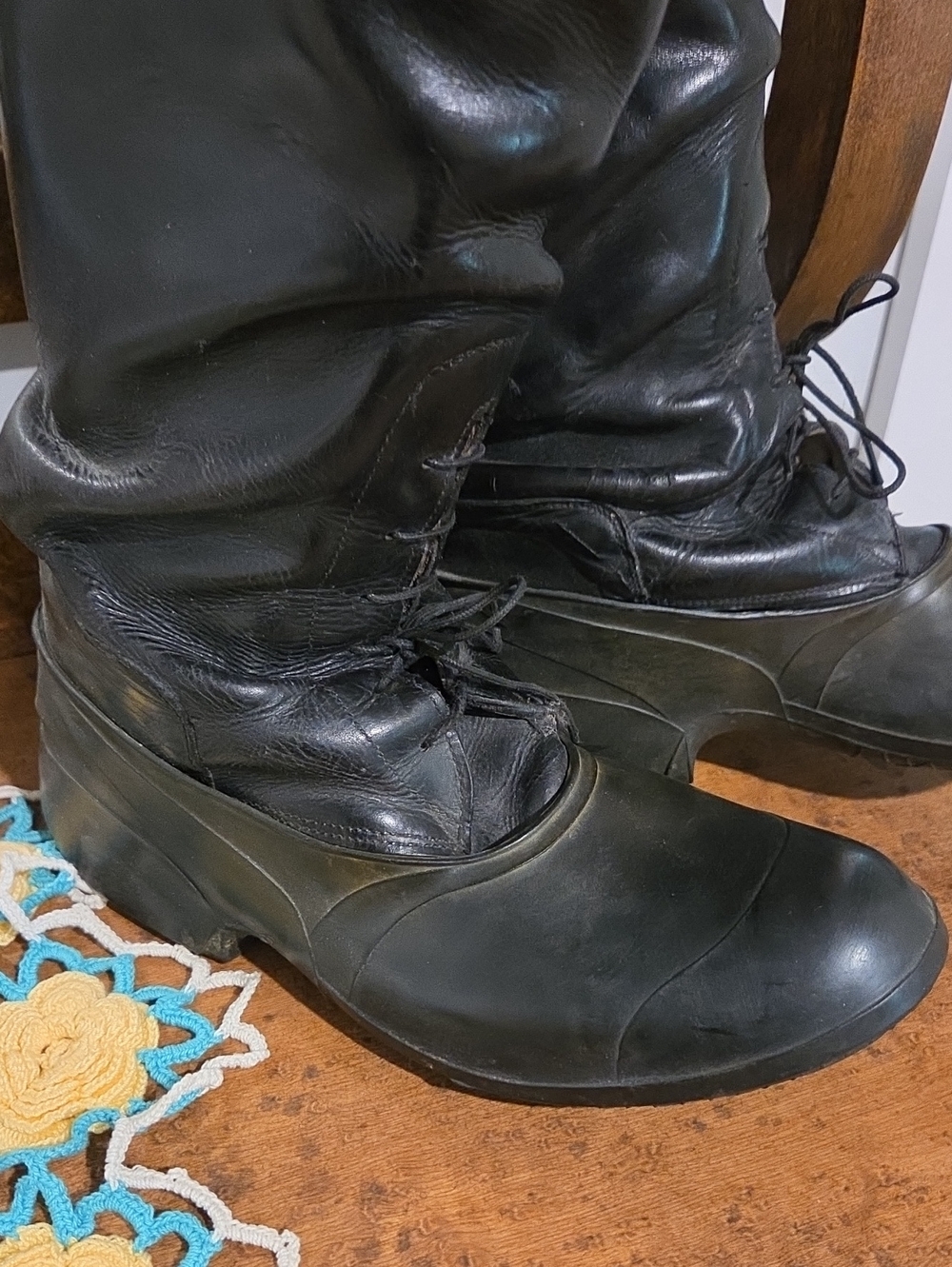 Vintage 1980's English Equestrian Handmade Genuine Leather Riding Boots USA - Picture 14 of 14